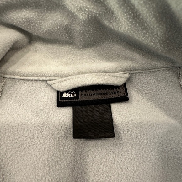 REI soft shell jacket gray full zip - women’s xl - Picture 4 of 6